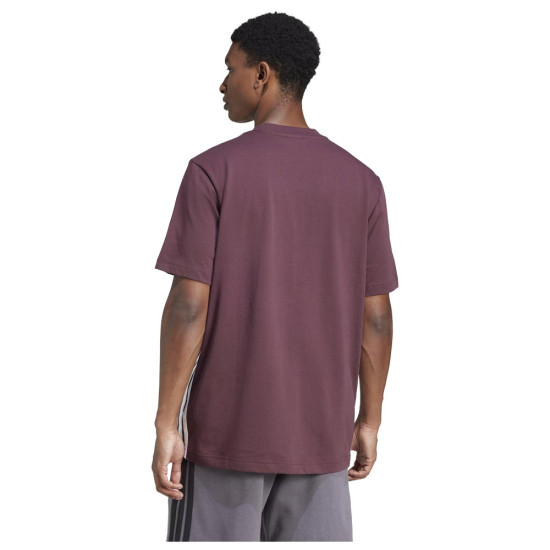 Adidas Ανδρική κοντομάνικη μπλούζα Essentials 3-Stripes Single Jersey Tee